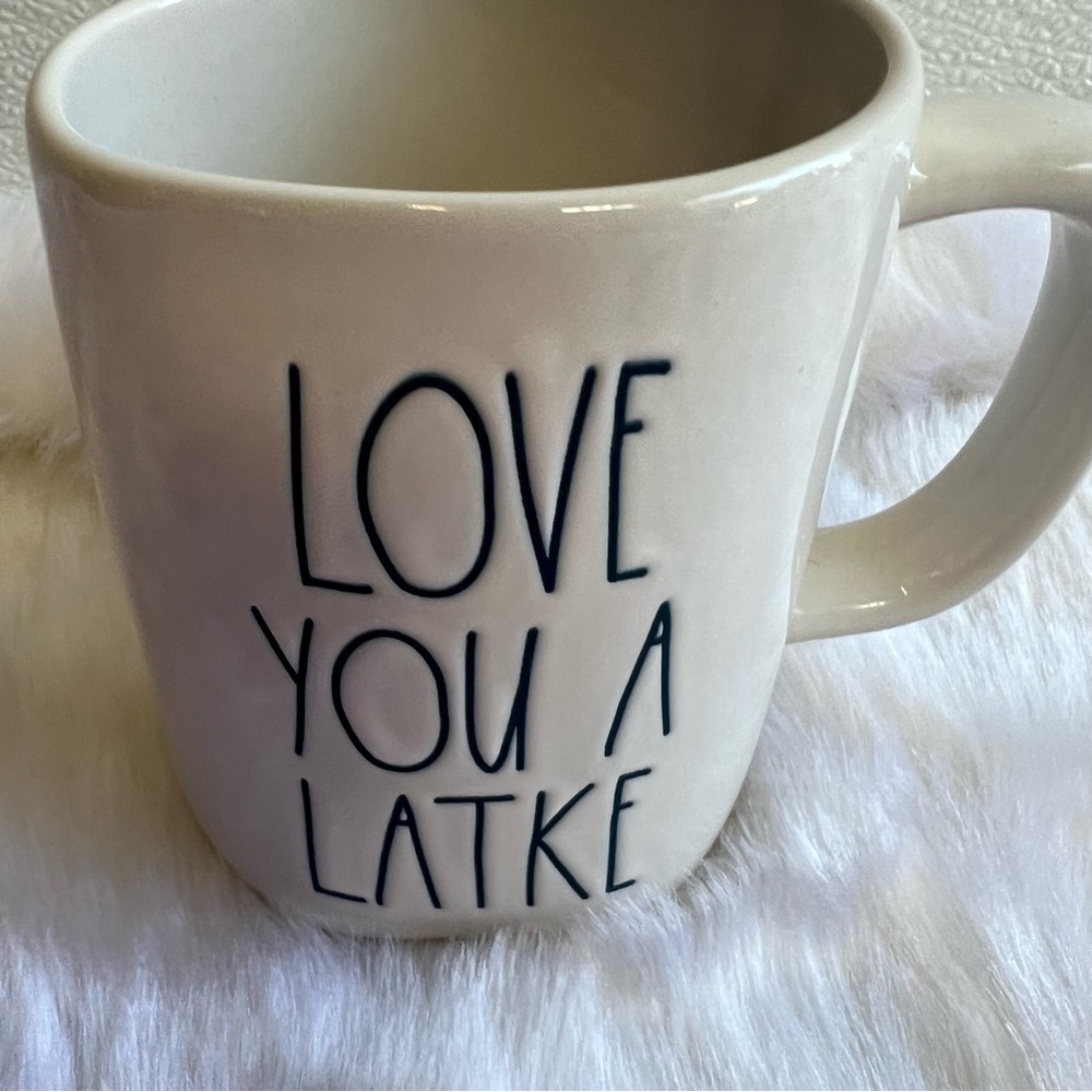 Rae Dunn LOVE YOU A LATKE Mug Artisan Collection by Magenta Holiday Cup - Picture 4 of 11